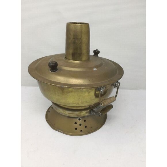 Vintage Brass Asian Hot Pot - Picture 8 of 12